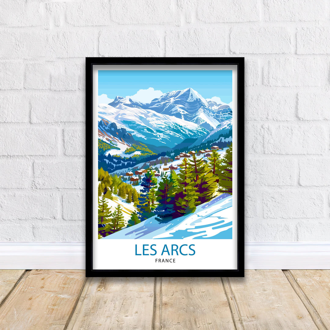 Les Arcs France Poster