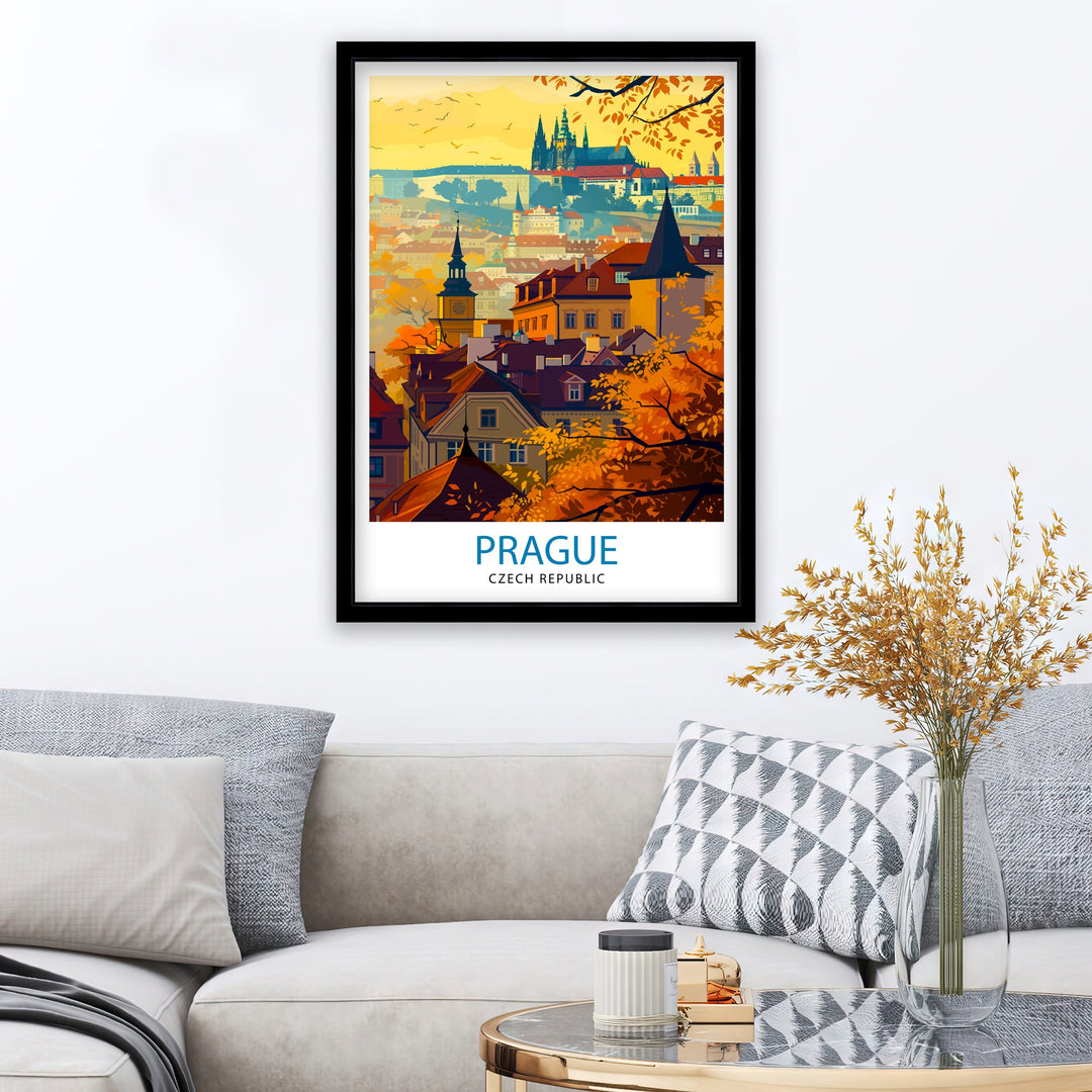 Prague Czech Republic Travel Print Wall Decor Prague Wall Decor Prague Poster Czech Republic Travel Prints Prague Art Print Prague