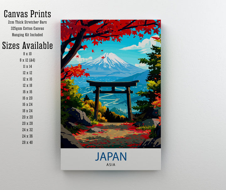 Japan Asia Travel Print Wall Decor Wall Art Japan Wall Hanging Home Décor Japan Gift Art Lovers Asia Art Lover Gift Print