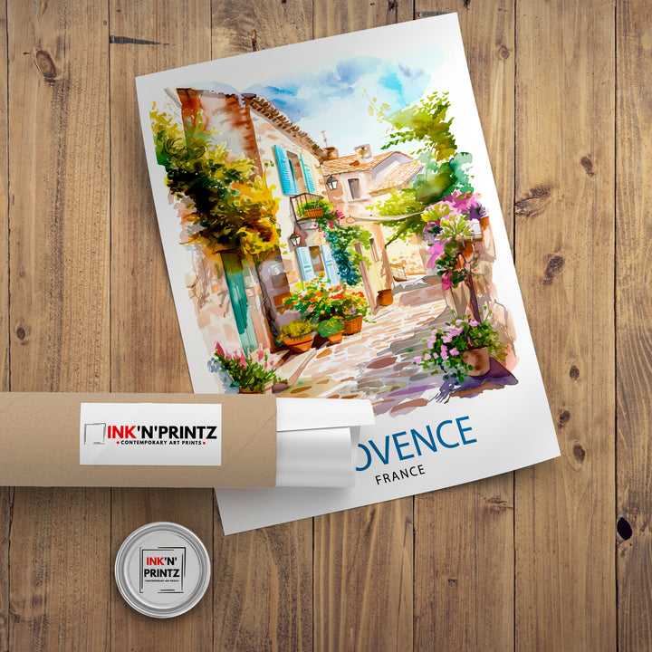 Provence France Travel Poster Provence