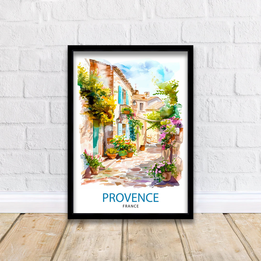 Provence France Travel Poster Provence