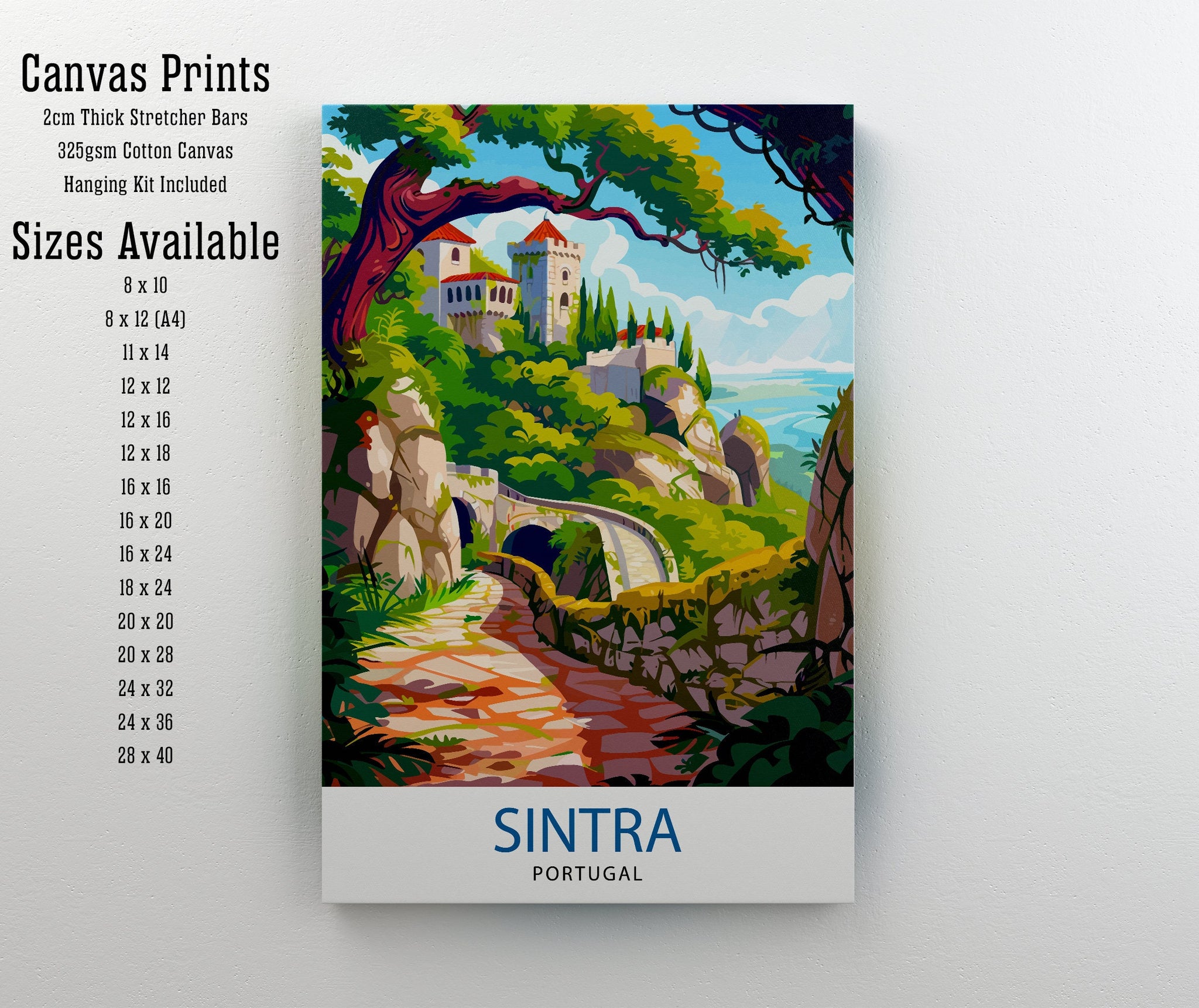 Sintra Portugal Print Sintra Wall Decor Sintra Poster Sintra Art Print Sintra Wall Art Gift for Sintra Travel Sintra Home Decor