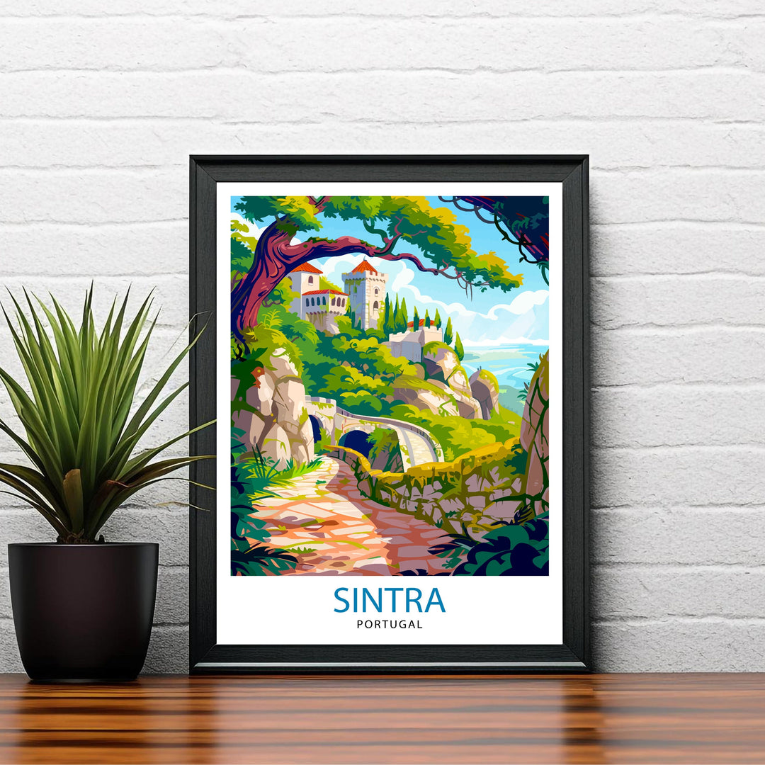 Sintra Portugal Print Sintra Wall Decor Sintra Poster Sintra Art Print Sintra Wall Art Gift for Sintra Travel Sintra Home Decor