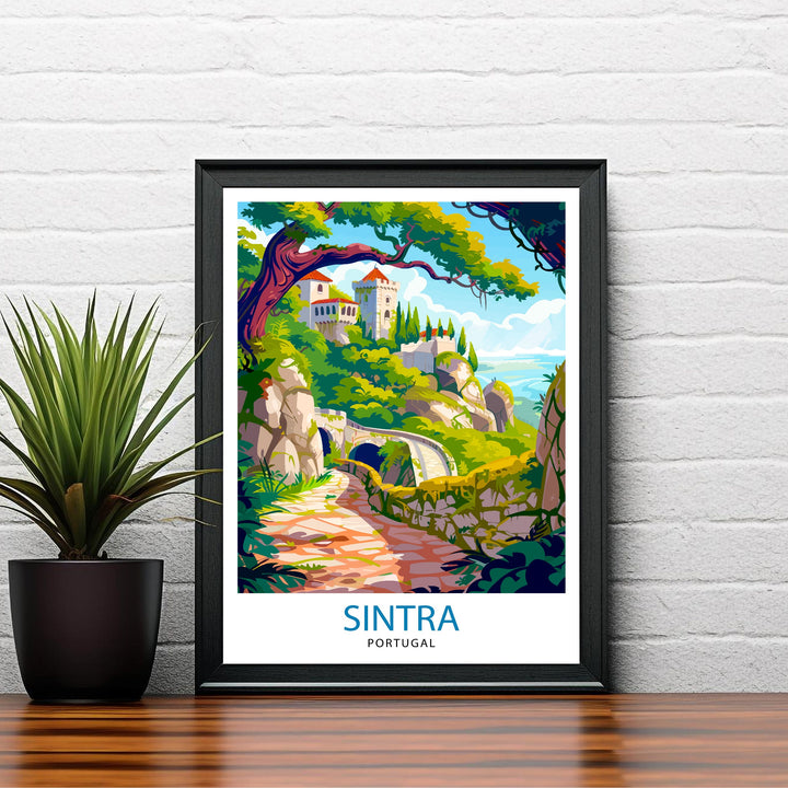 Sintra Portugal Print Sintra Wall Decor Sintra Poster Sintra Art Print Sintra Wall Art Gift for Sintra Travel Sintra Home Decor