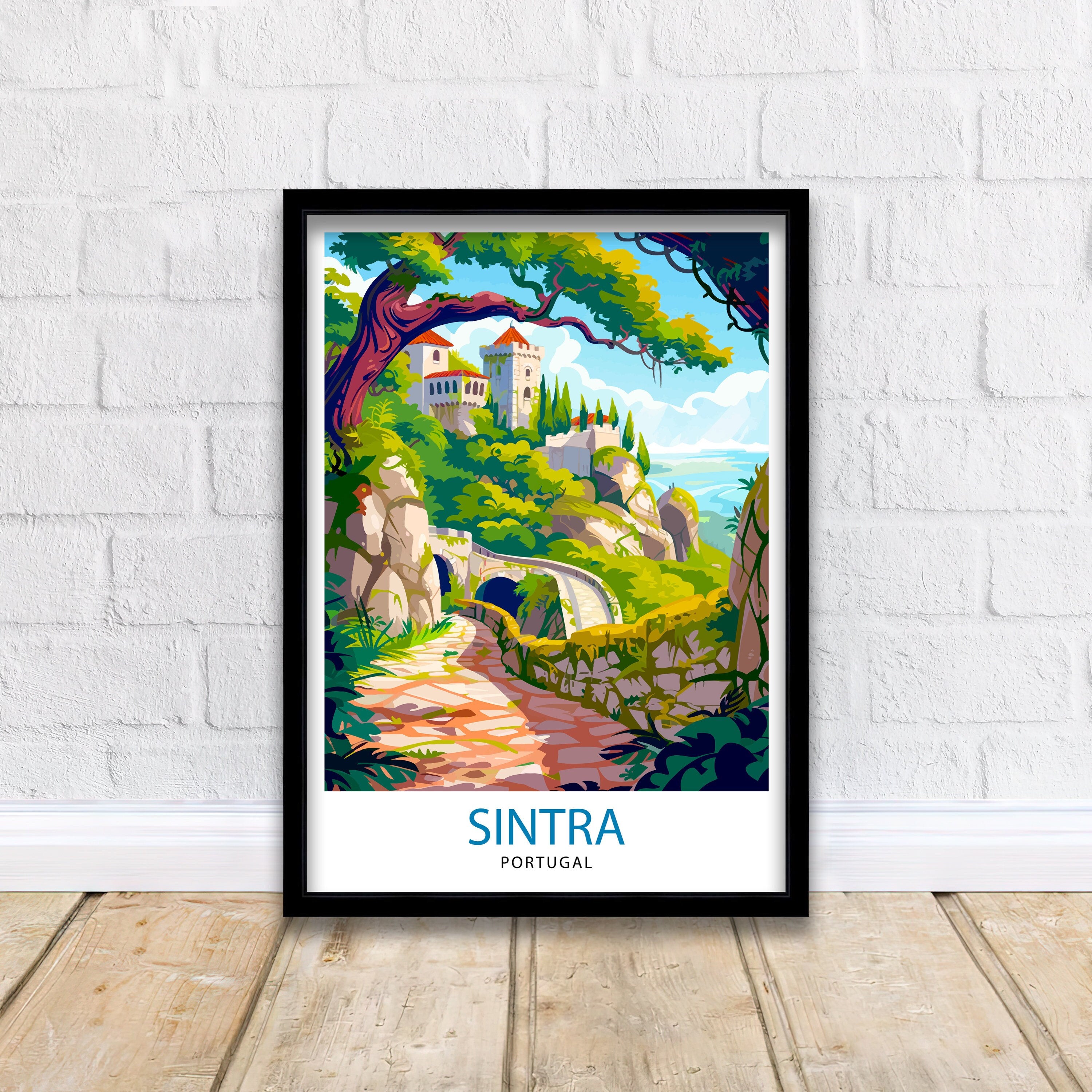 Sintra Portugal Print Sintra Wall Decor Sintra Poster Sintra Art Print Sintra Wall Art Gift for Sintra Travel Sintra Home Decor