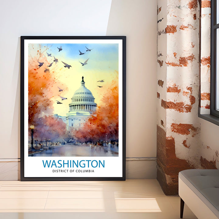 Washington DC Travel Poster