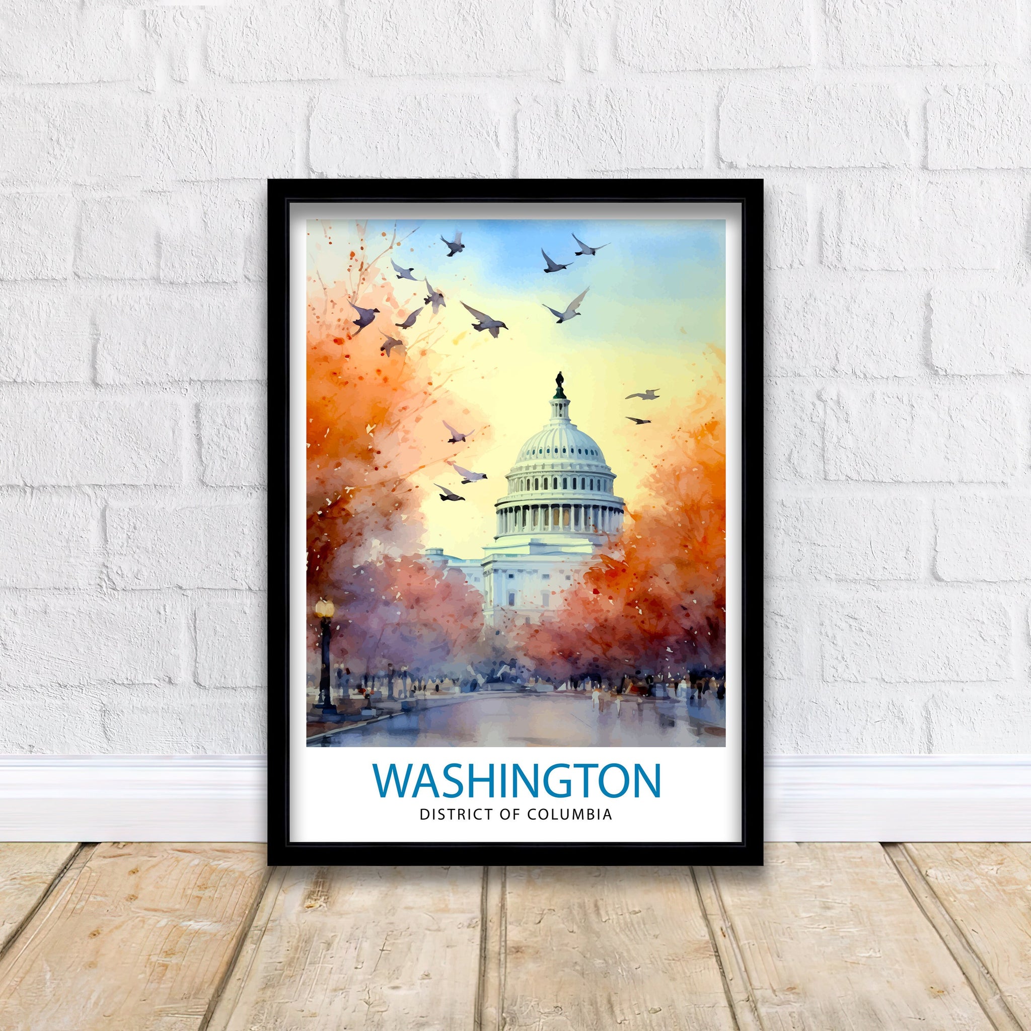Washington DC Travel Poster