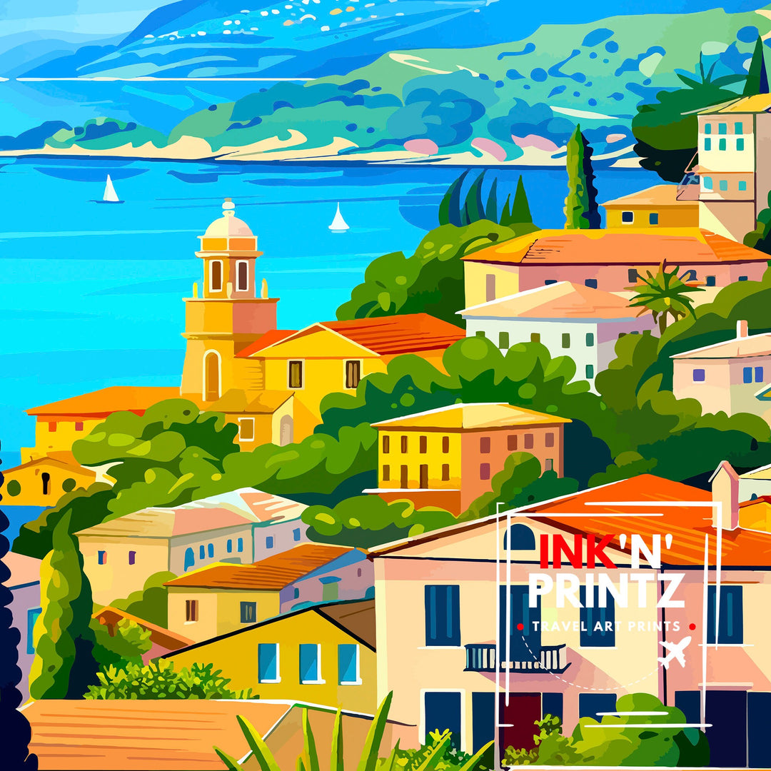 Corfu Greece Travel Poster Corfu Island