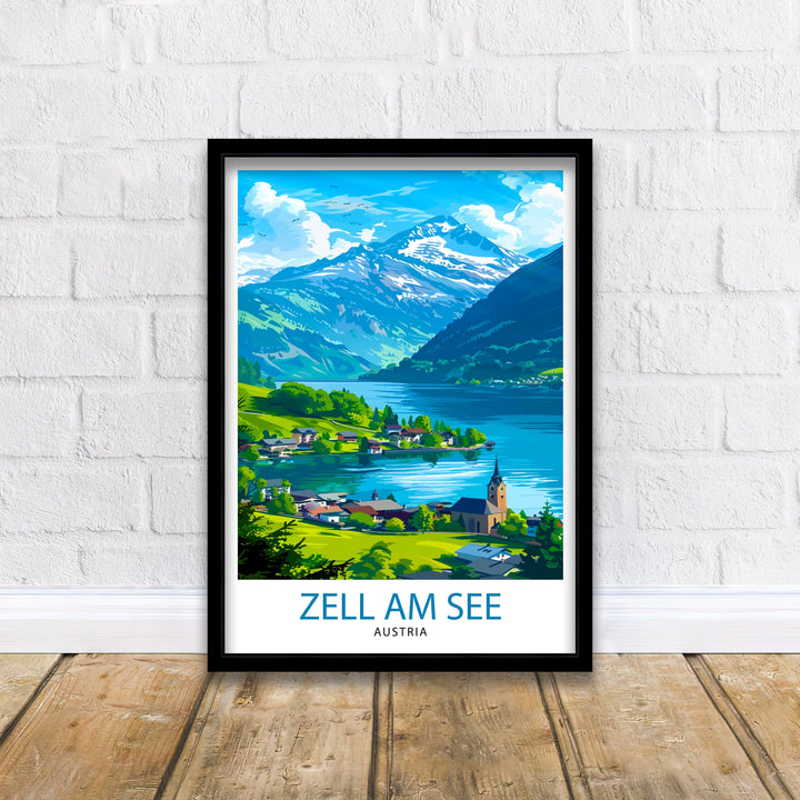 Zell am See Travel Print
