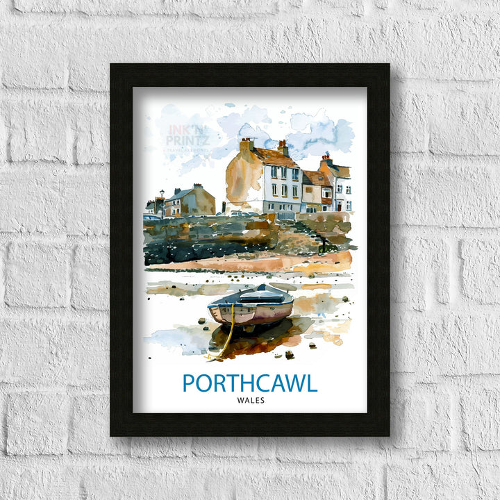 Porthcawl Wales Travel Poster