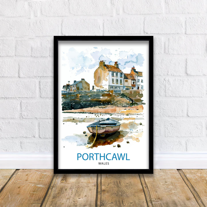 Porthcawl Wales Travel Print Wall Decor Wall Art Porthcawl Wall Hanging Home Décor Porthcawl Gift Art Lovers Wales Art Lover Gift Print Art