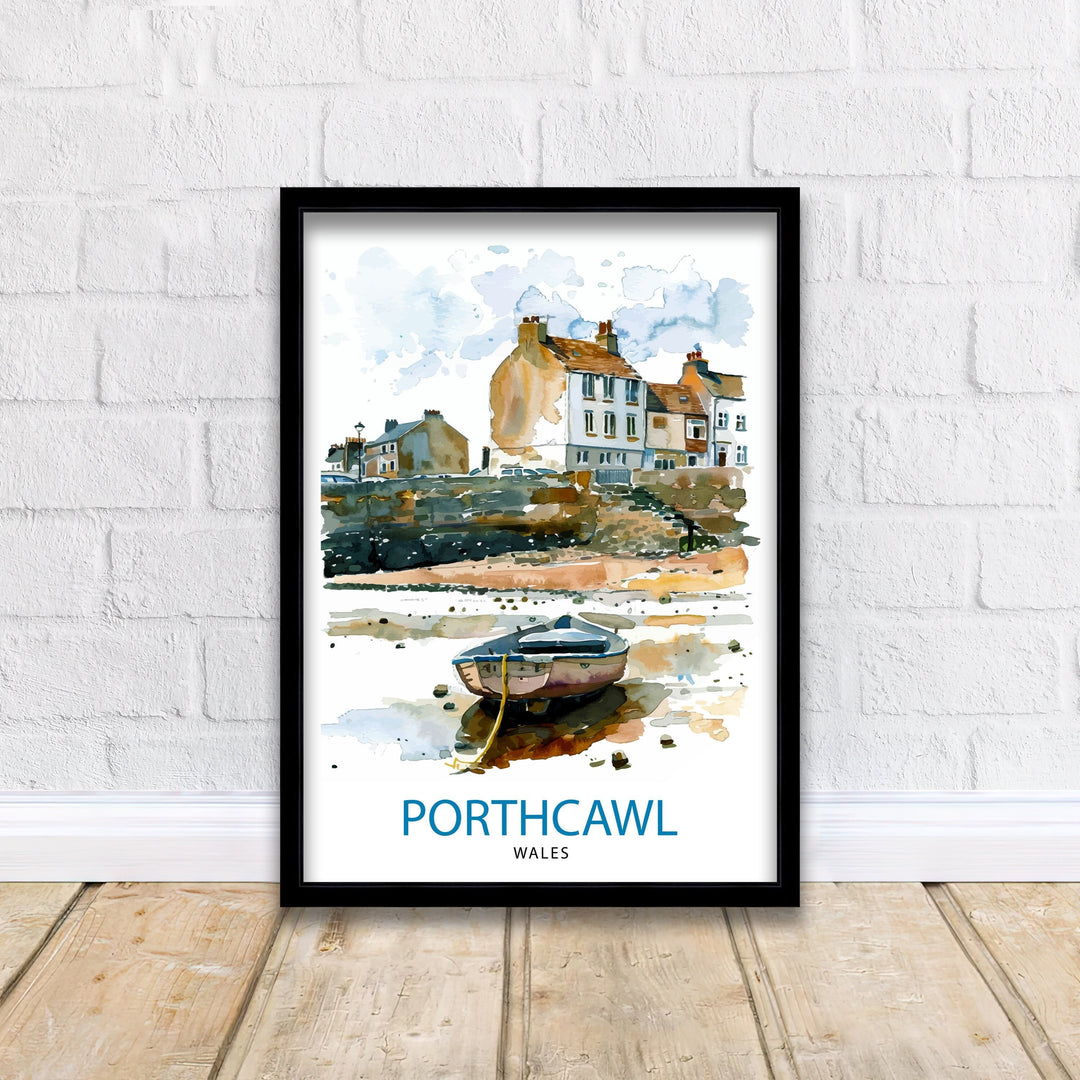 Porthcawl Wales Travel Poster