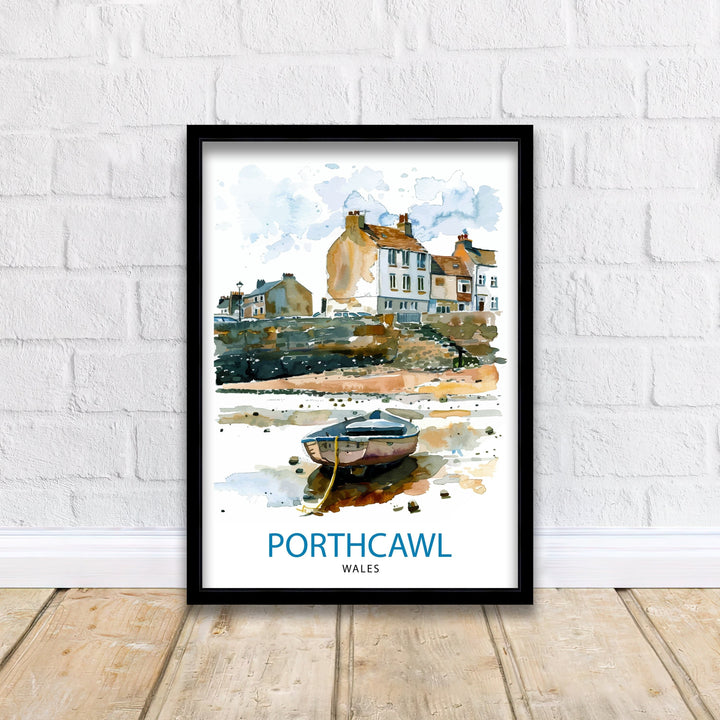 Porthcawl Wales Travel Print Wall Decor Wall Art Porthcawl Wall Hanging Home Décor Porthcawl Gift Art Lovers Wales Art Lover Gift Print Art