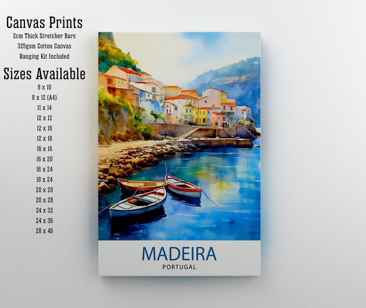 Madeira Portugal Poster Madeira Decor Madeira Poster Madeira Art Madeira Wall Art Gift for Madeira Lovers Madeira Home Decor