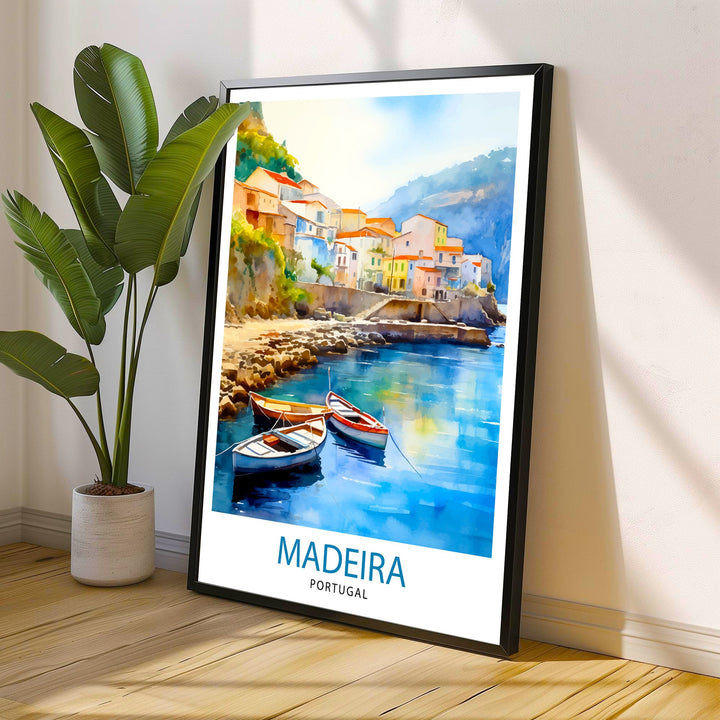 Madeira Portugal Print Madeira Decor Madeira Poster Madeira Art Madeira Wall Art Gift for Madeira Lovers Madeira Home Decor