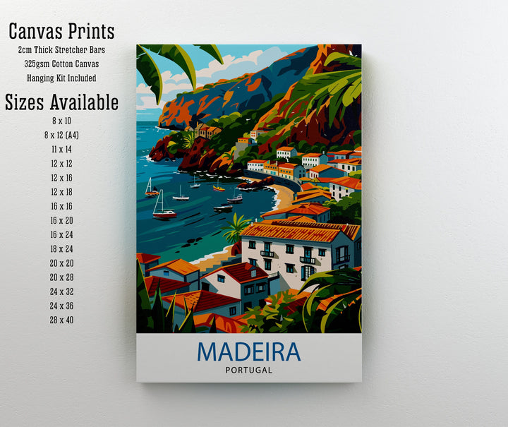 Madeira Portugal Poster Madeira Decor Madeira Poster Madeira Art Madeira Wall Art Gift for Madeira Lovers Madeira Home Decor