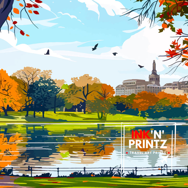 St James's Park London Travel Print Wall Decor Wall Art St James's Park Wall Hanging Home Décor St James's Park Gift Art Lovers UK