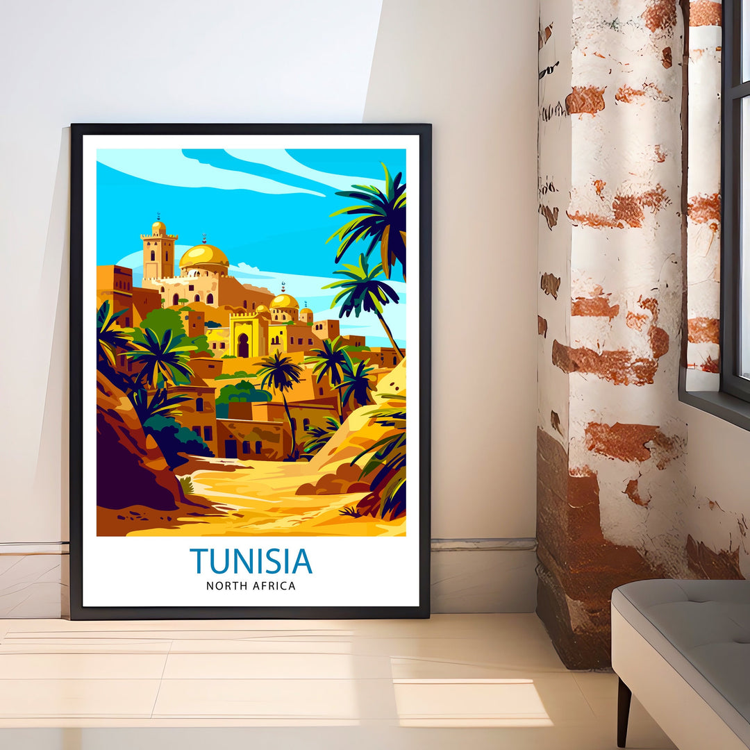 Tunisia Travel Poster