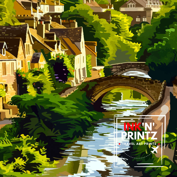 Castle Combe Travel Poster