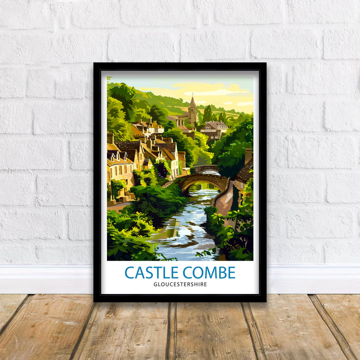 Castle Combe Travel Poster