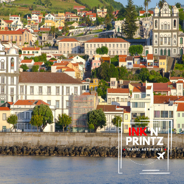 Azores Portugal Travel Poster