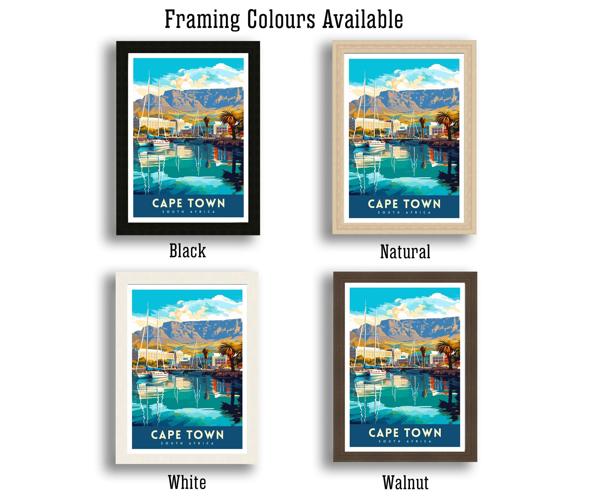 Cape Town South Africa Travel Print Cape Town Wall Decor Cape Town Poster South Africa Travel Prints Cape Town Art Print Cape Town