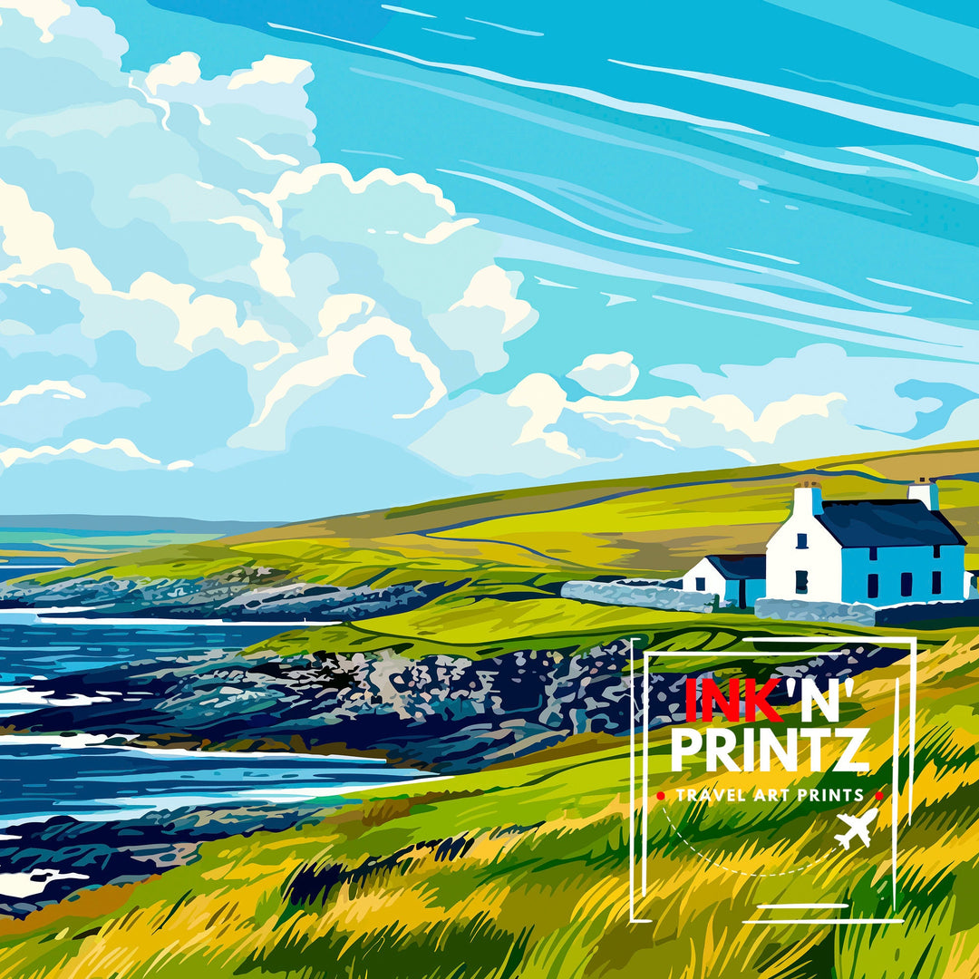 Isle of Islay Scotland Travel Print Wall Decor Wall Art Isle of Islay Wall Hanging Home Décor Isle of Islay Gift Art Lovers Scotland Art