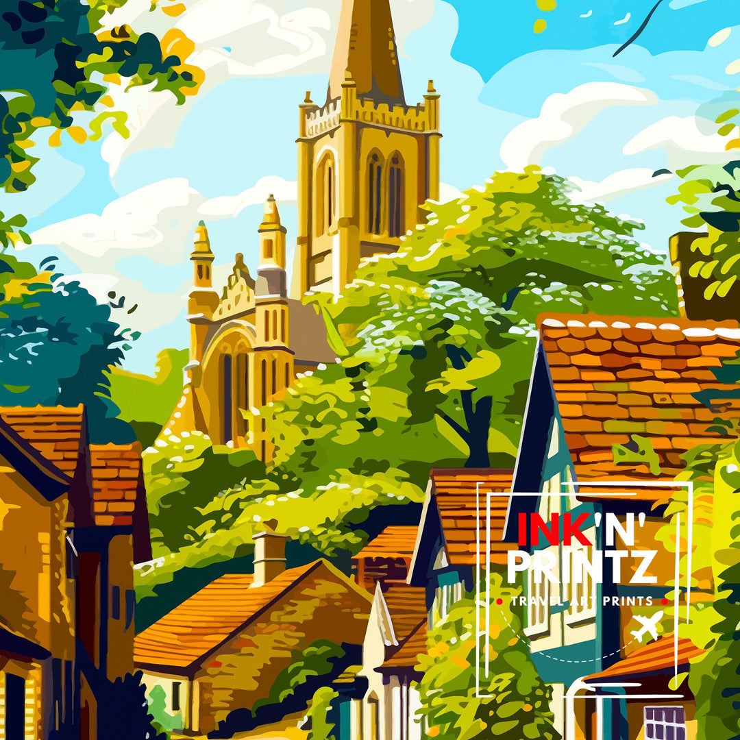 Chichester England Travel Poster