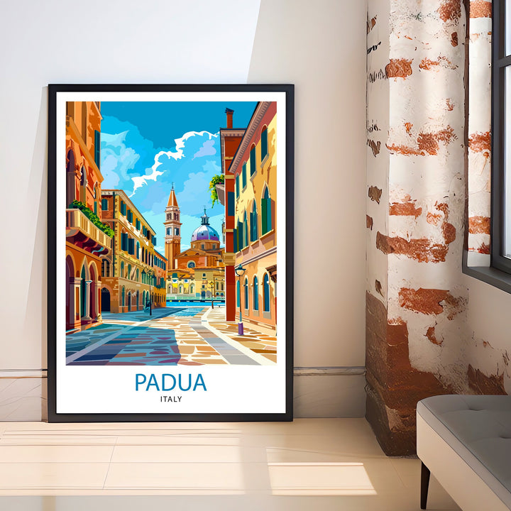 Padua Italy Travel Poster