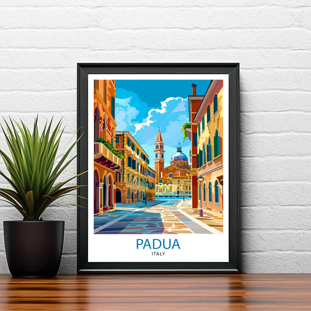 Padua Italy Travel Print Wall Decor Wall Art Padua Wall Hanging Home Décor Padua Gift Art Lovers Italy Art Lover Gift Print Art