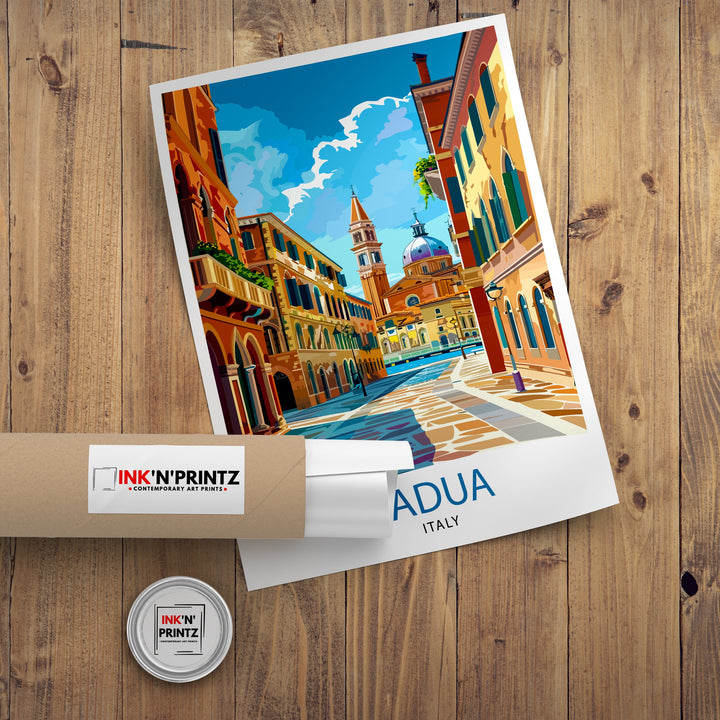 Padua Italy Travel Poster