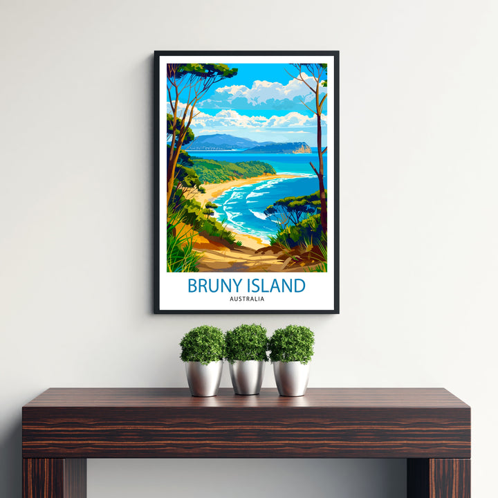 Bruny Island Tasmania Travel Print Wall Decor Wall Art Bruny Island Wall Hanging Home Décor Bruny Island Gift Art Lovers Australia Art Lover