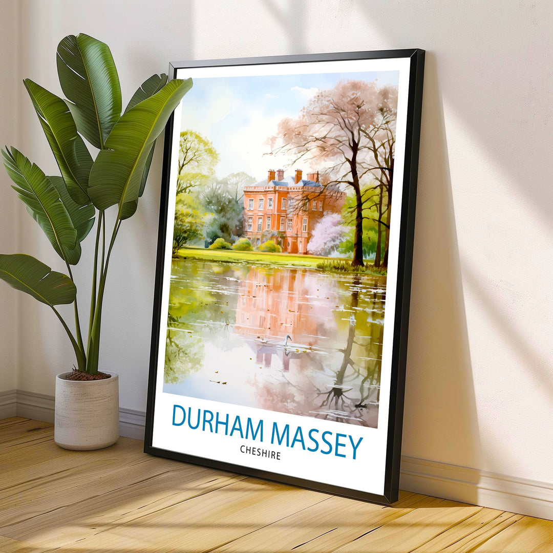 Dunham Massey Travel Print Wall Decor Wall Art Dunham Massey Wall Hanging Home Décor Dunham Massey Gift Art Lovers UK Art Lover Gift