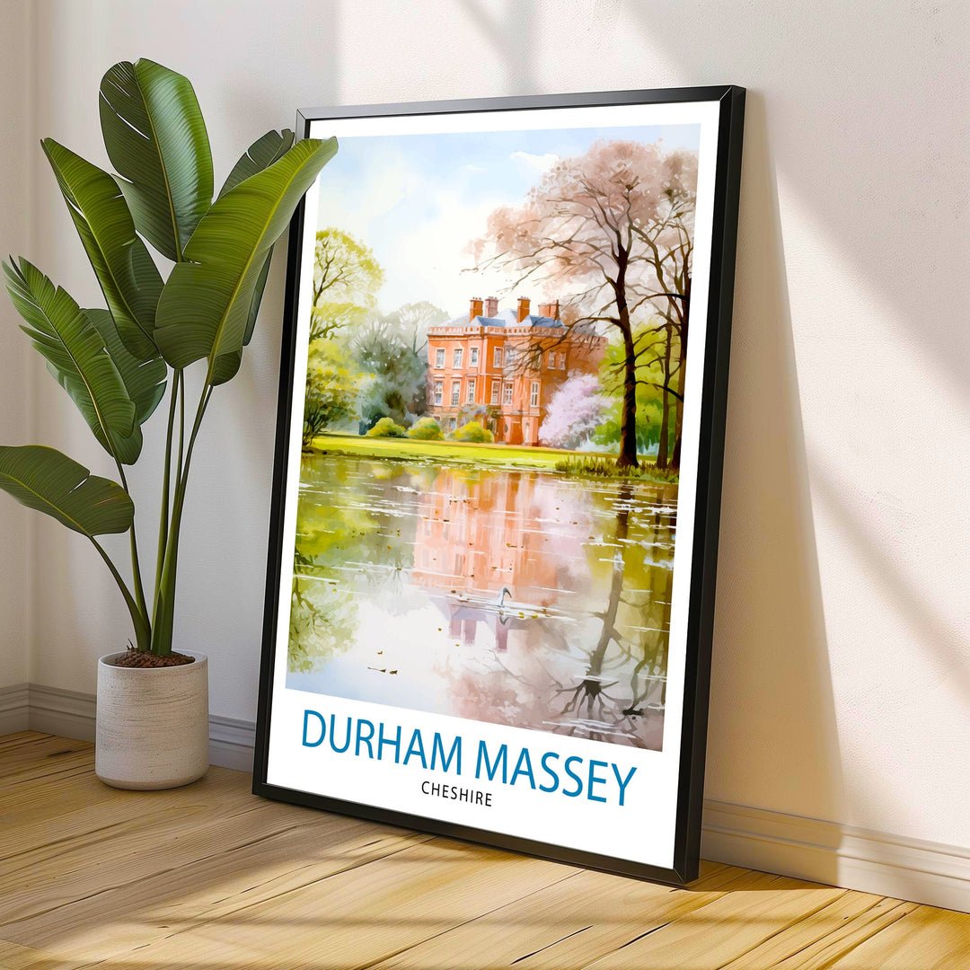 Dunham Massey Travel Poster