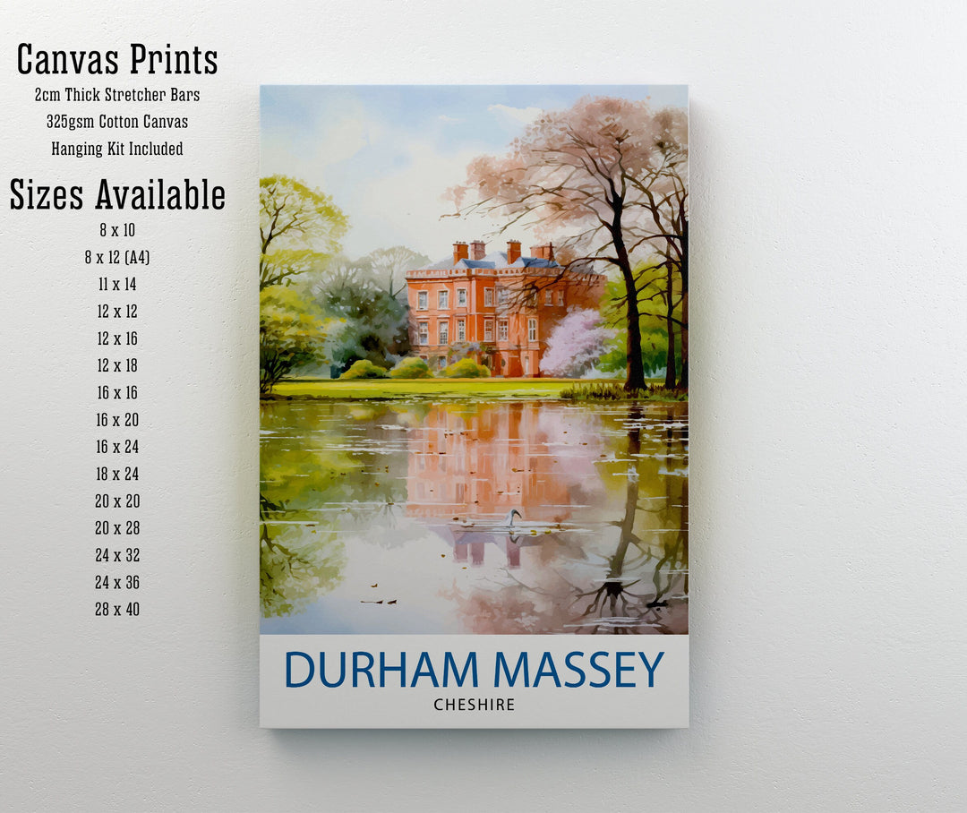 Dunham Massey Travel Poster