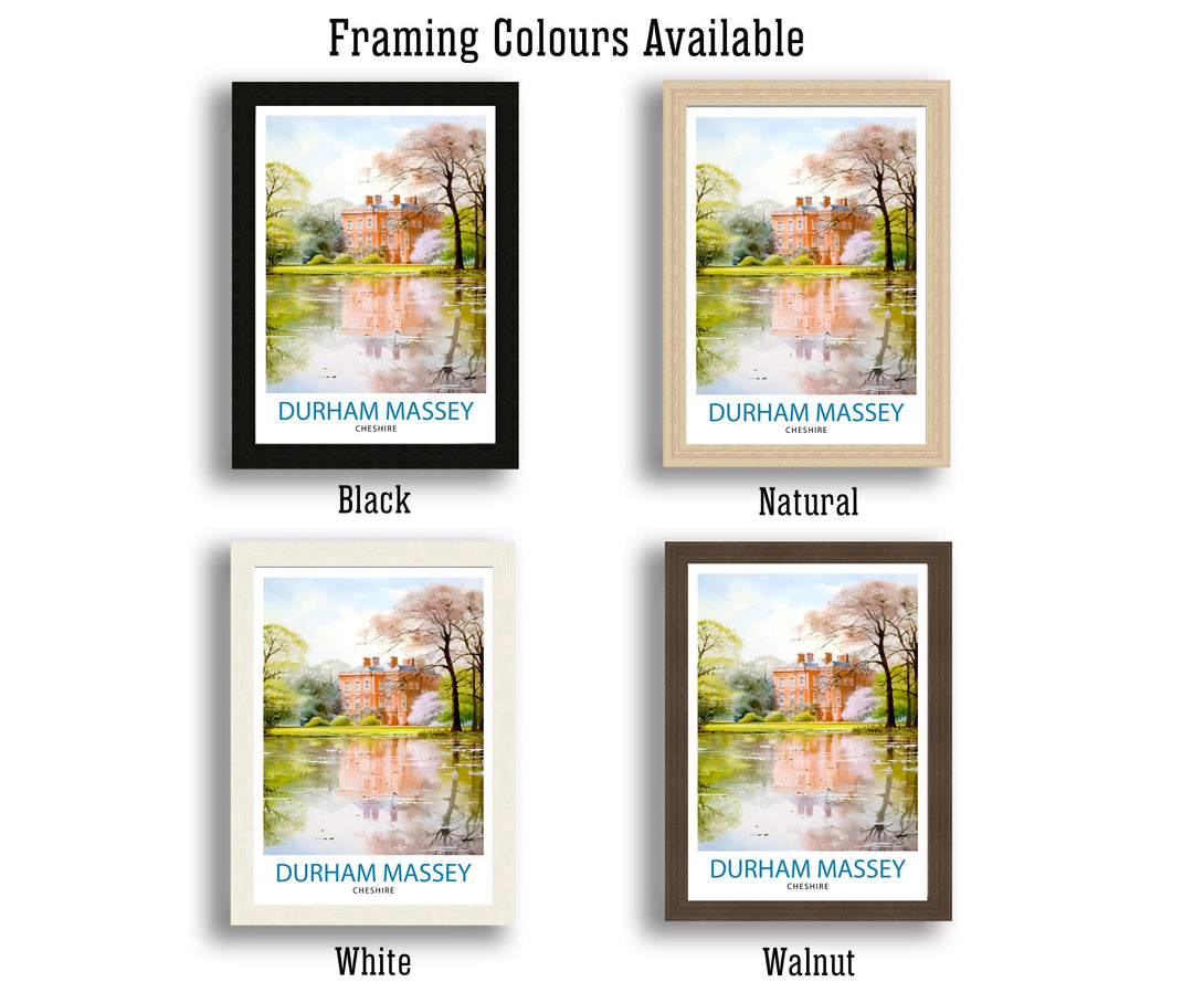 Dunham Massey Travel Print Wall Decor Wall Art Dunham Massey Wall Hanging Home Décor Dunham Massey Gift Art Lovers UK Art Lover Gift