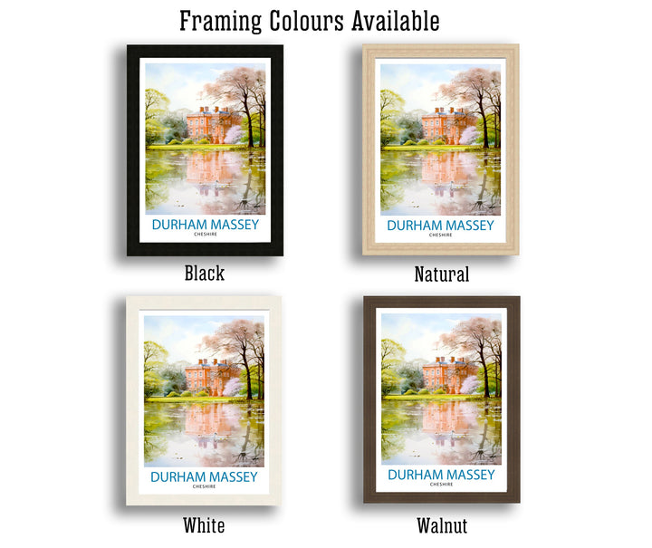 Dunham Massey Travel Print Wall Decor Wall Art Dunham Massey Wall Hanging Home Décor Dunham Massey Gift Art Lovers UK Art Lover Gift