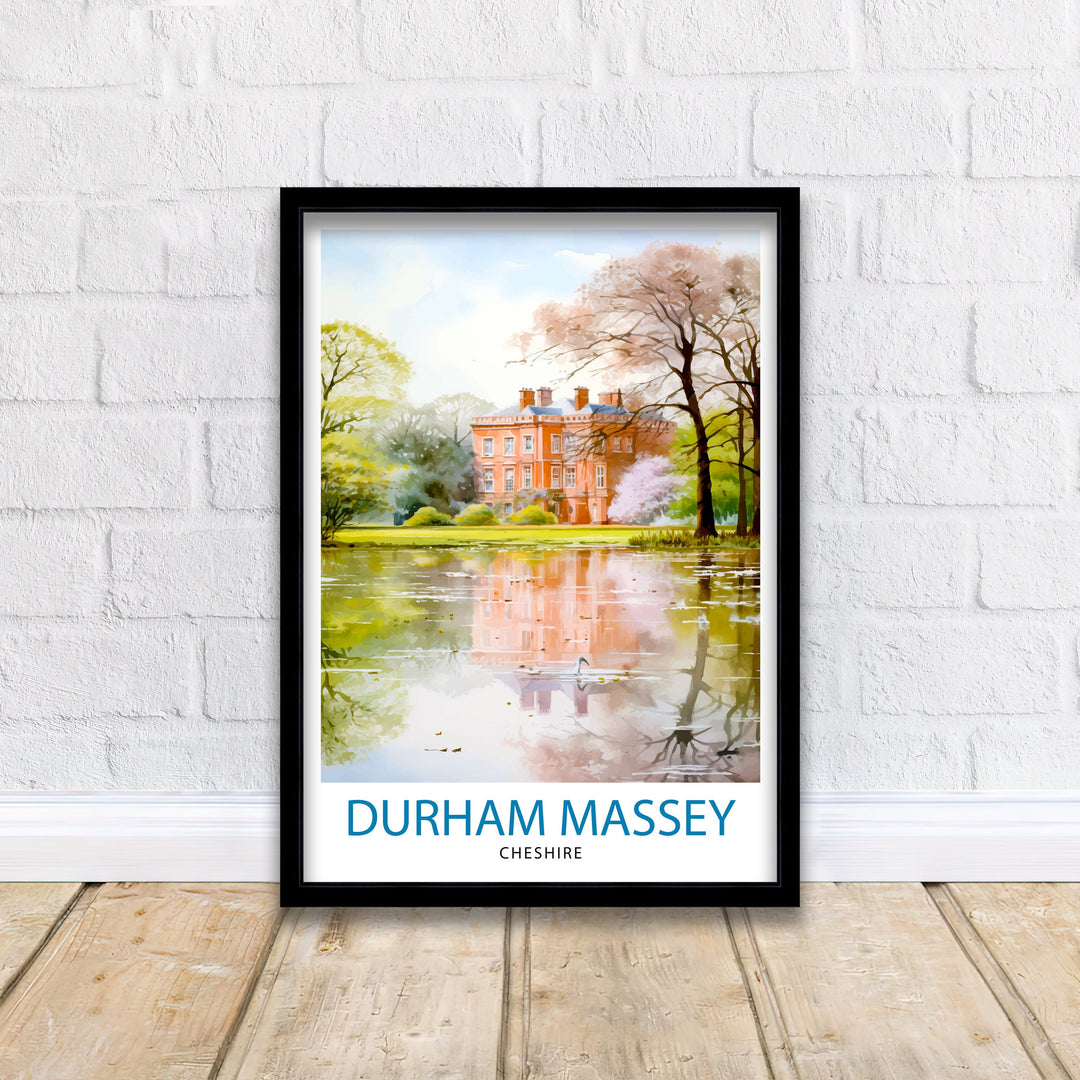 Dunham Massey Travel Poster