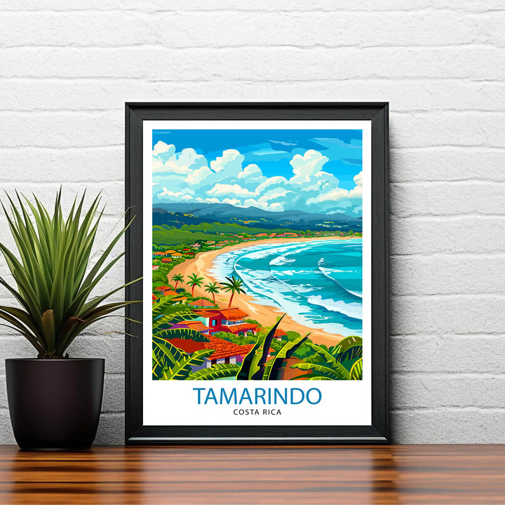 Costa Rica Travel Print Wall Decor Wall Art Costa Rica Wall Hanging Home Décor Costa Rica Gift Art Lovers Central America Art Lover Gift