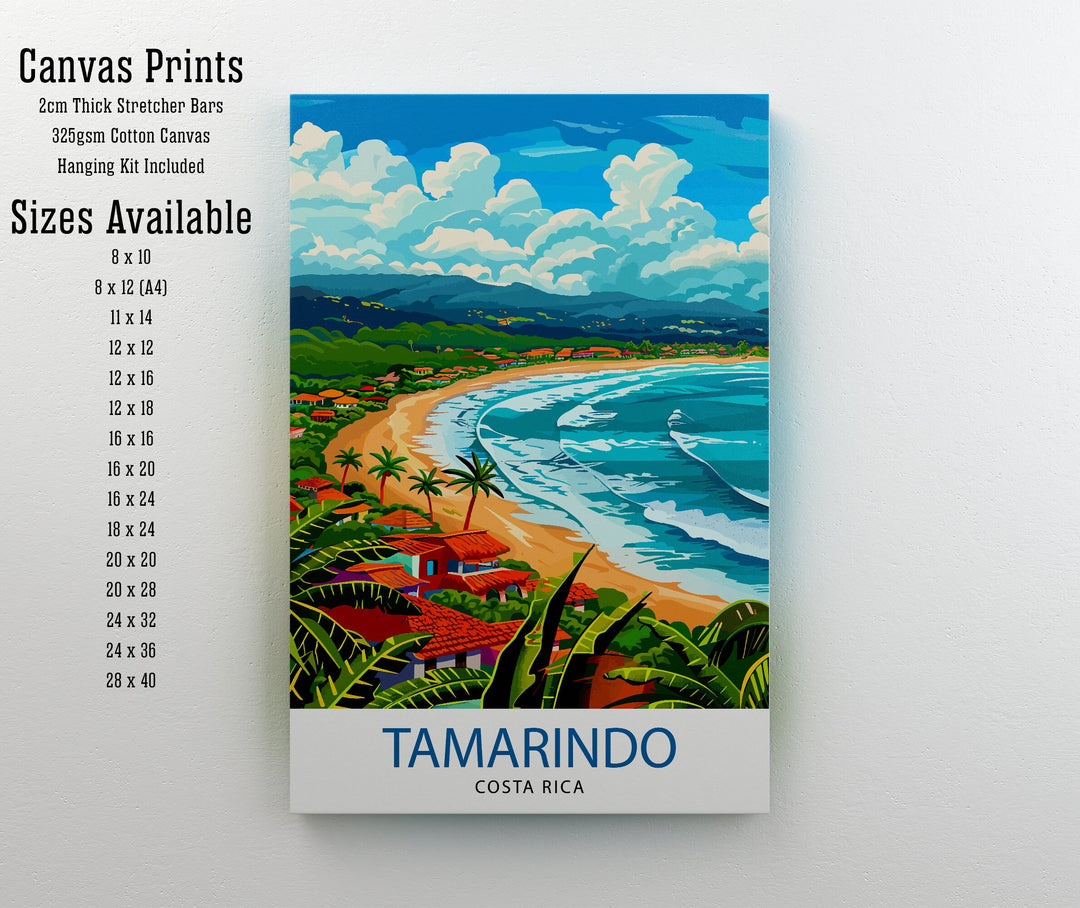 Costa Rica Travel Print Wall Decor Wall Art Costa Rica Wall Hanging Home Décor Costa Rica Gift Art Lovers Central America Art Lover Gift