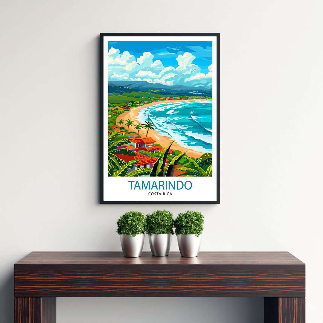 Costa Rica Travel Poster