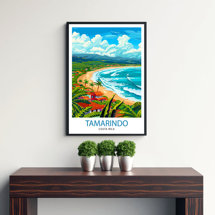 Costa Rica Travel Poster