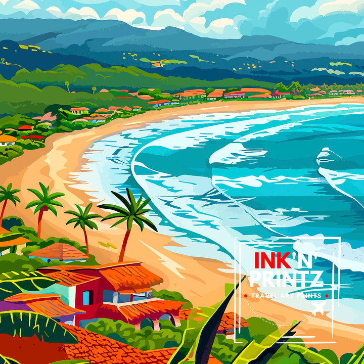 Costa Rica Travel Poster