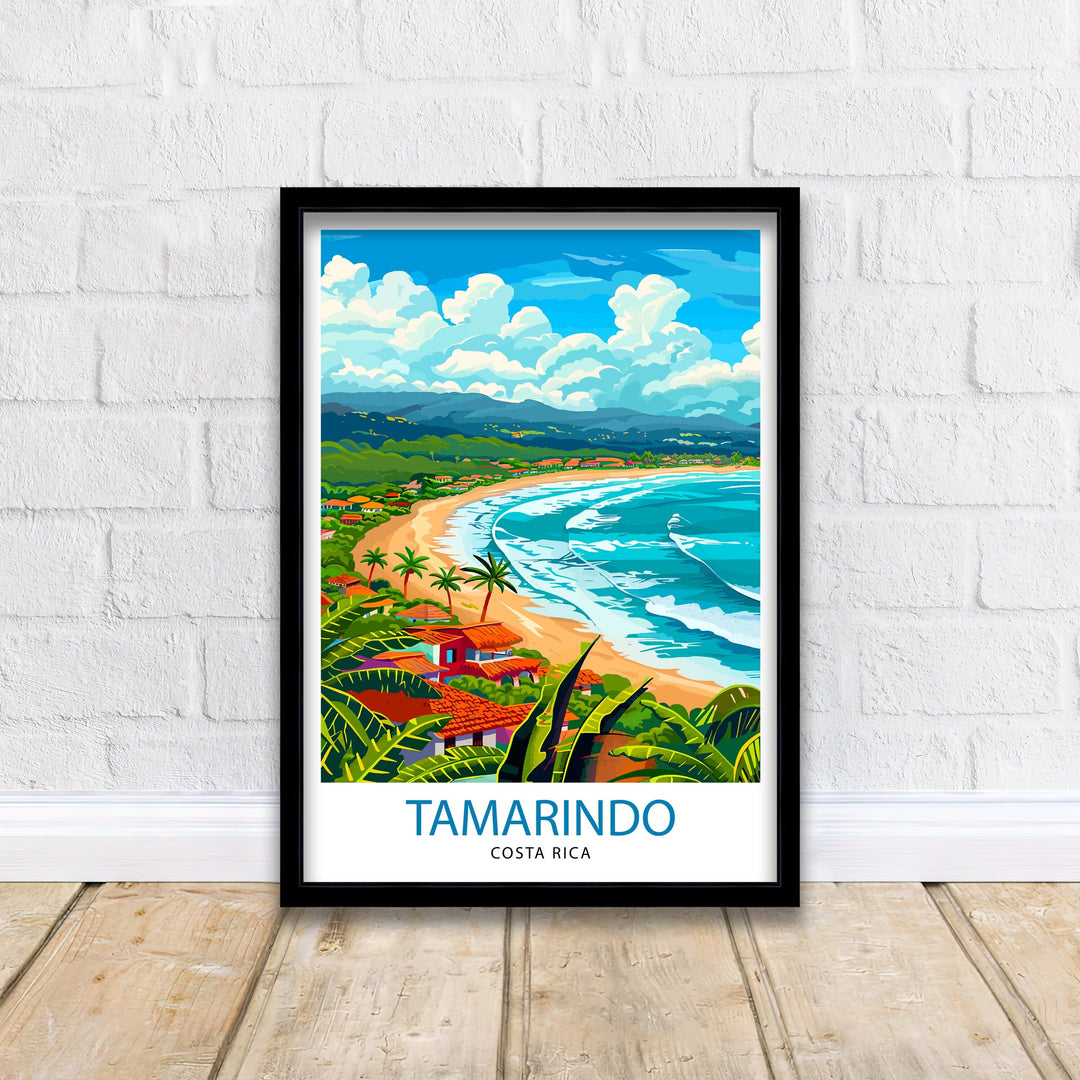 Costa Rica Travel Print Wall Decor Wall Art Costa Rica Wall Hanging Home Décor Costa Rica Gift Art Lovers Central America Art Lover Gift