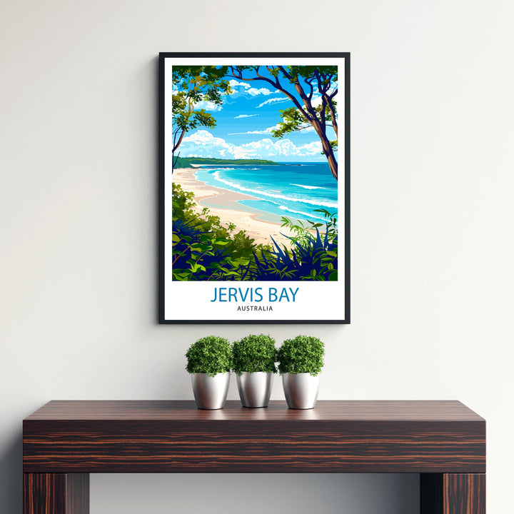 Jervis Bay Australia Travel Poster