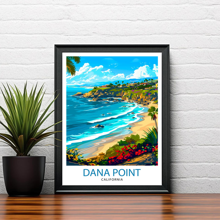 Dana Point California Travel Poster