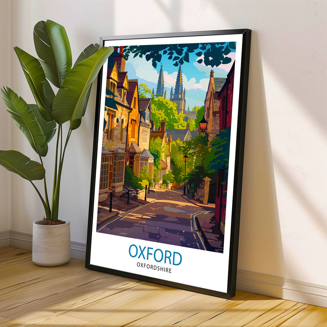 Oxford England Travel Print Wall Decor Wall Art Oxford Wall Hanging Home Décor Oxford Gift Art Lovers UK Art Lover