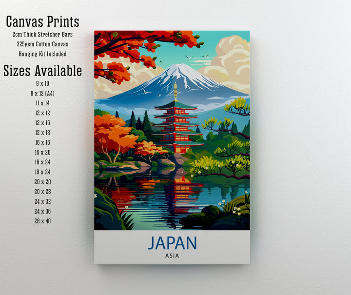 Japan Asia Travel Print Wall Decor Wall Art Japan Wall Hanging Home Décor Japan Gift Art Lovers Asia Art Lover Gift Print