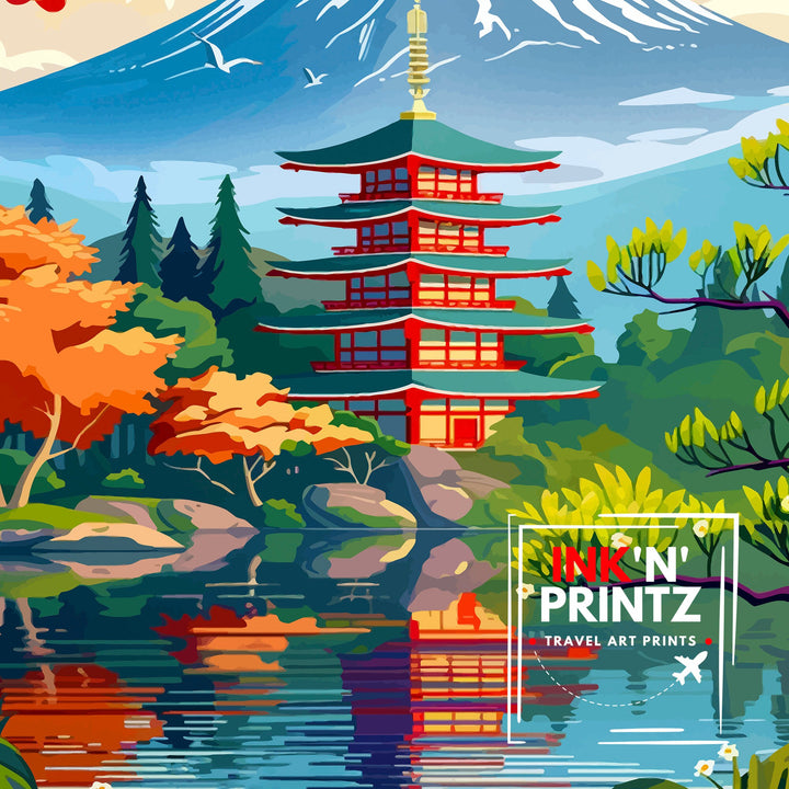 Japan Asia Travel Poster