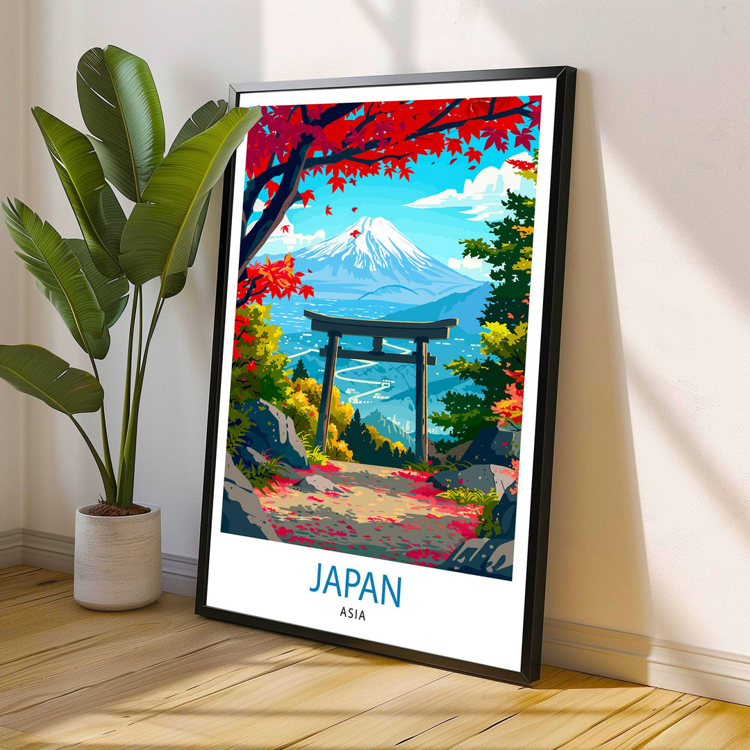 Japan Asia Travel Poster